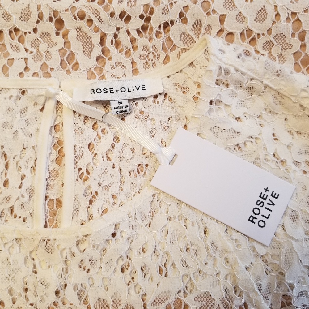 Rose & Olive lace top